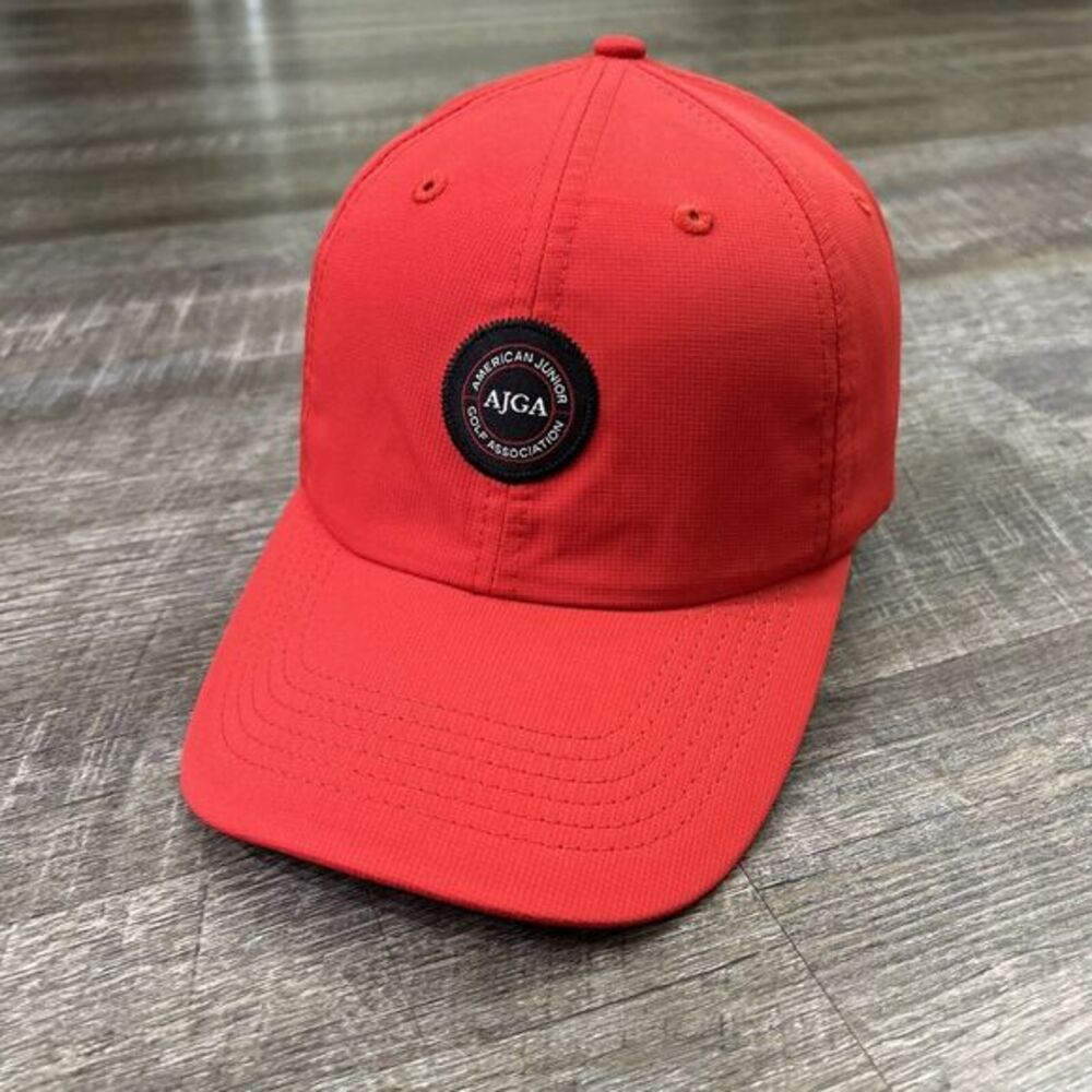 AJGA Golf Hat Red American Junior Golf‎ Association Imperial Adjustable Golfer